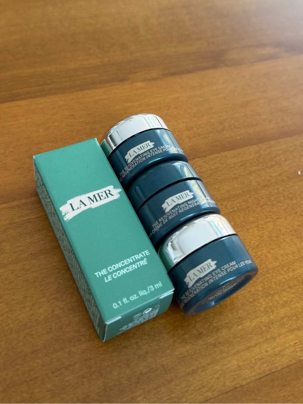 La Mer Rejuvenating Eye Cream, Night Cream & Concentrate Samples